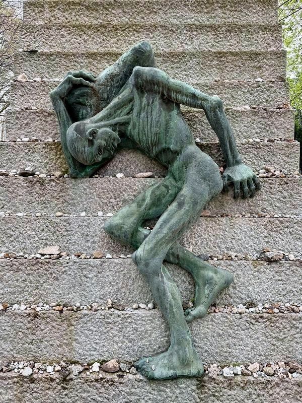Mauthausen Concentration Camp Memorial - corpus and steps. Click for full size. Mauthausen Concentration Camp Memorial - corpus and steps image. Click for full size.