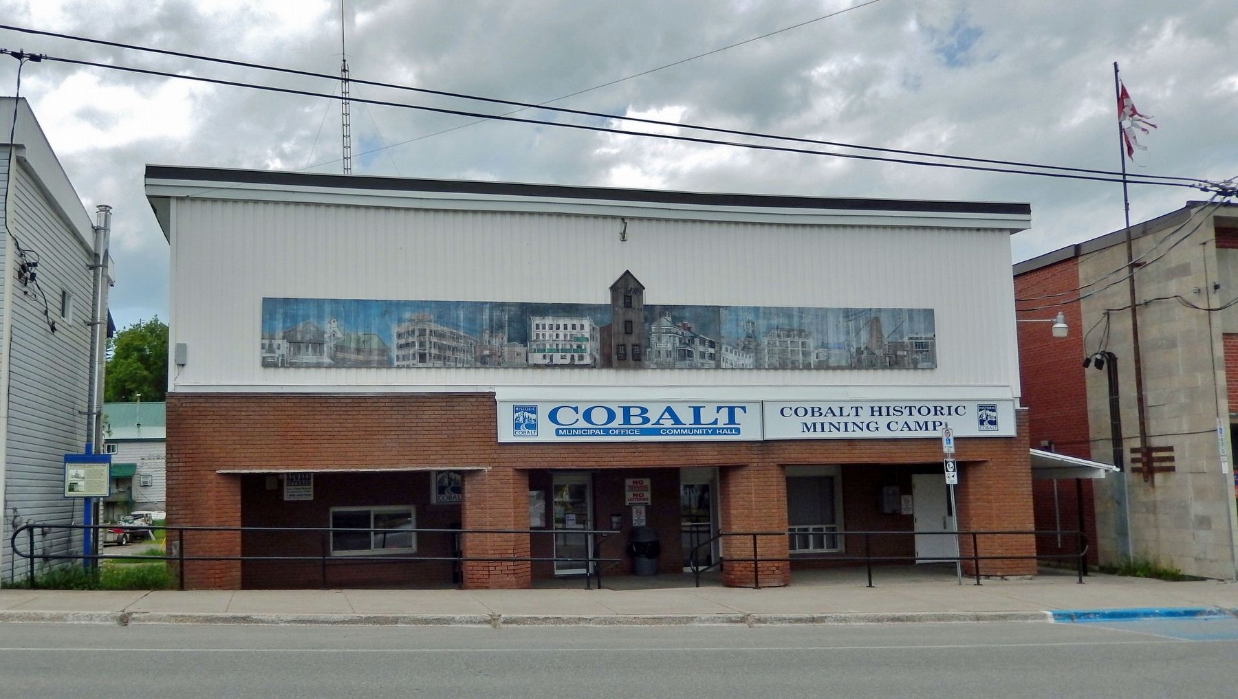 Cobalt Town Hall today image. Click for full size.