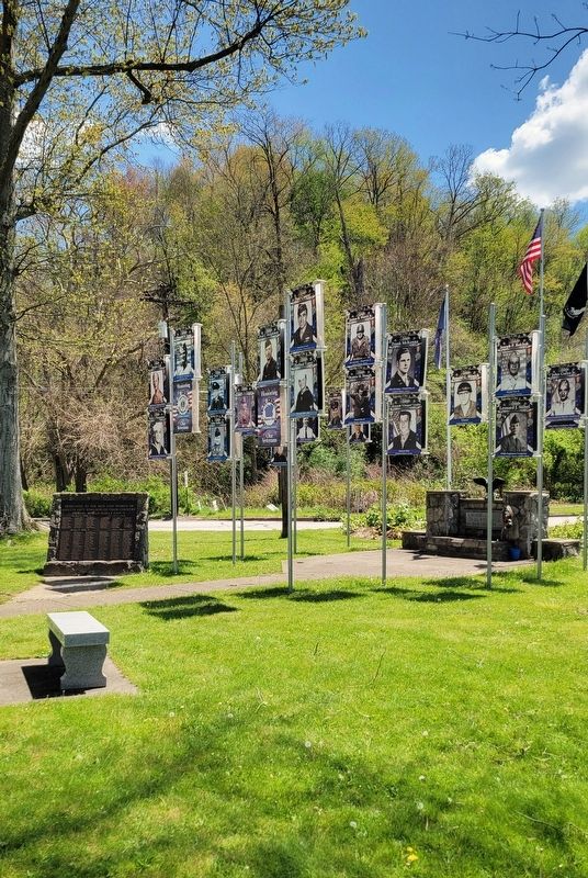 Fayette City War Memorial. Click for full size. Fayette City War Memorial image. Click for full size.