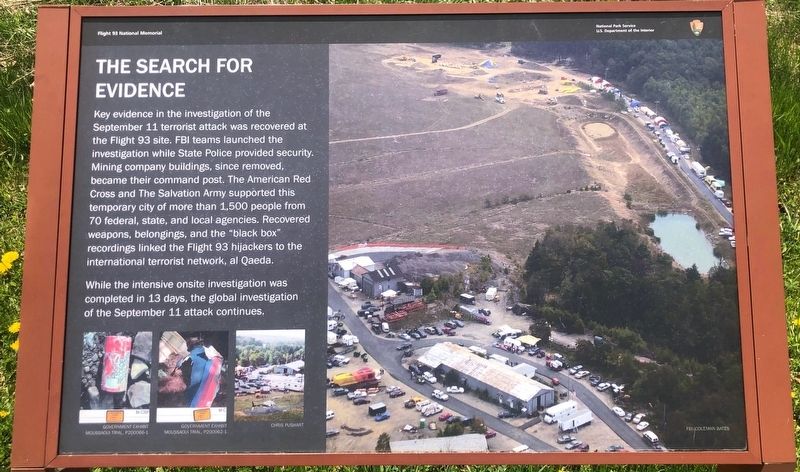 The Search for Evidence Marker. Click for full size. The Search for Evidence Marker image. Click for full size.