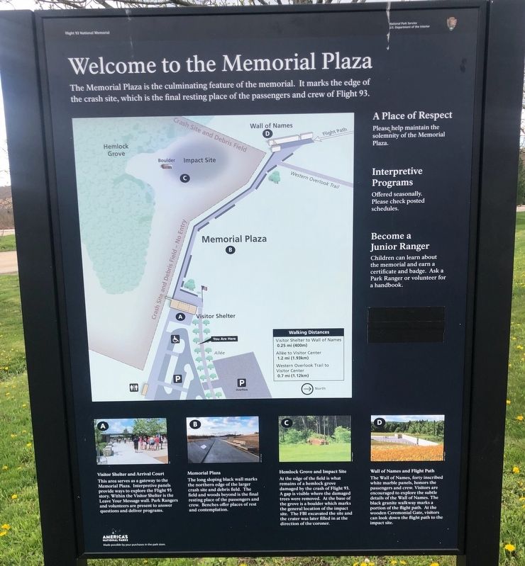 Welcome to the Memorial Plaza Marker image. Click for full size.
