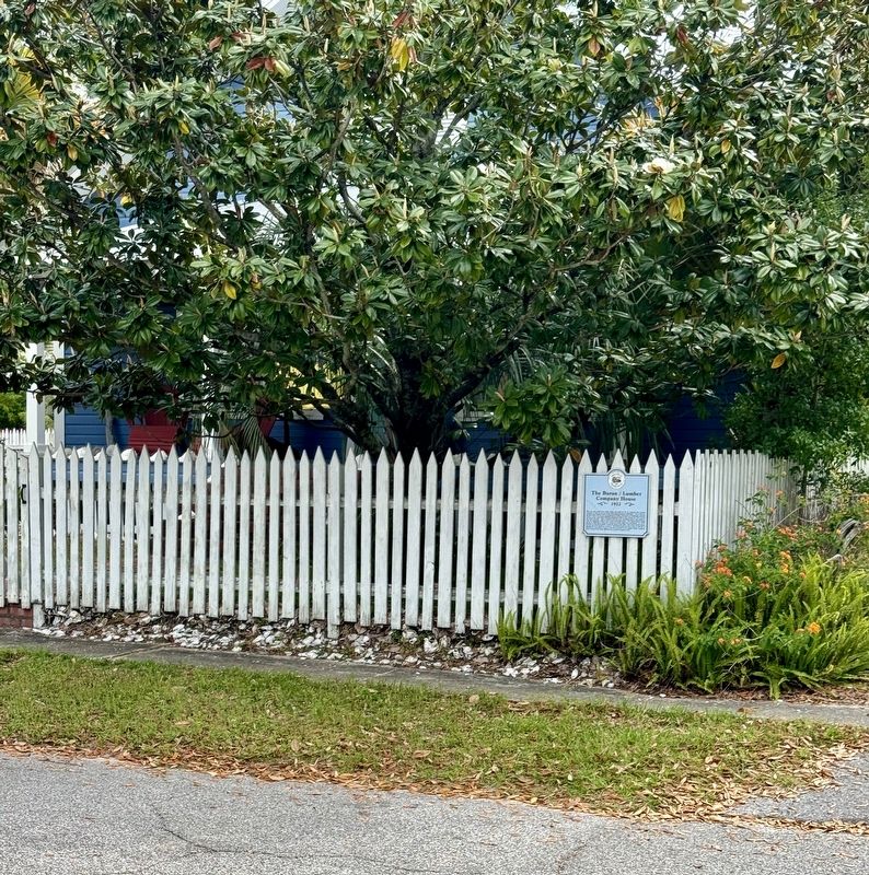 The Buran/Lumber Company House Marker image. Click for full size.