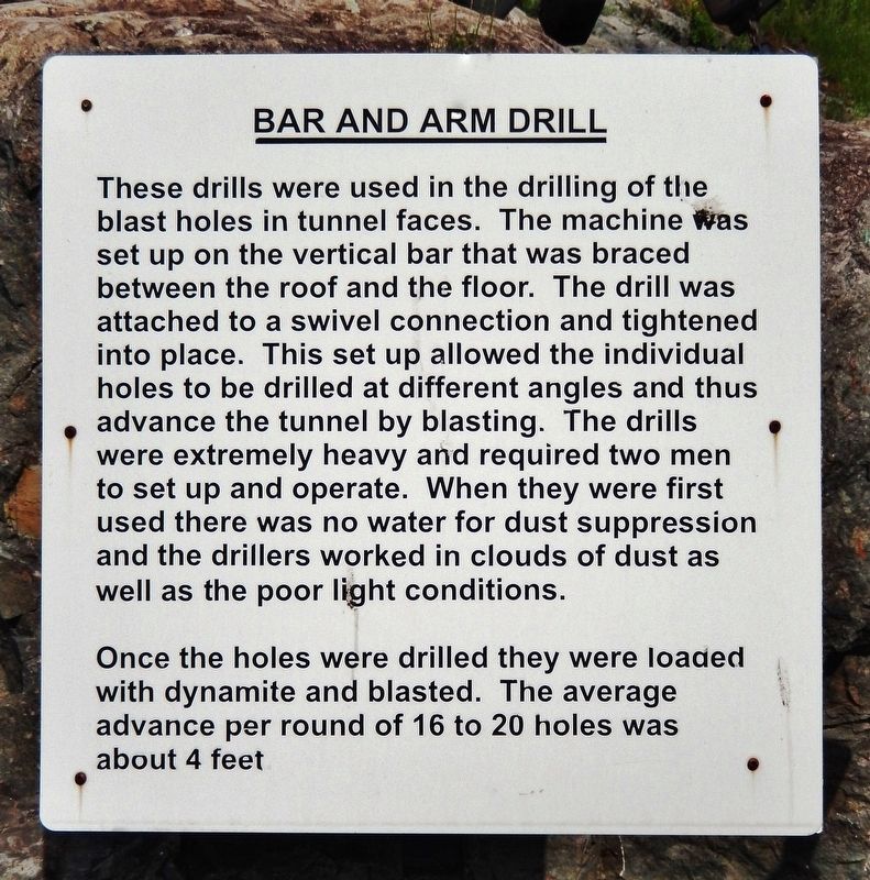Bar and Arm Drill Marker image. Click for full size.