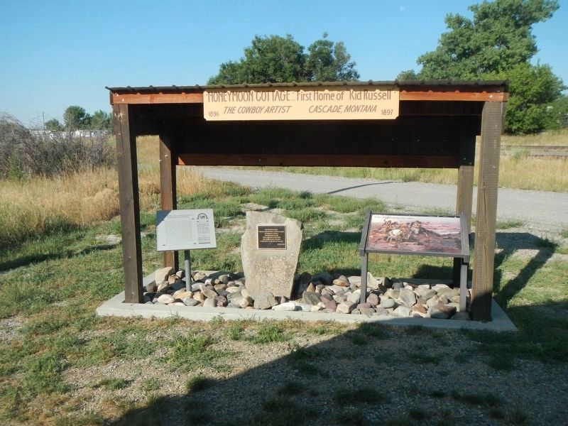 Charlie and Nancy Russell Honeymoon Cottage Marker. Click for full size. Charlie and Nancy Russell Honeymoon Cottage Marker image. Click for full size.
