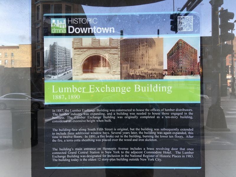 Lumber Exchange Building Marker. Click for full size. Lumber Exchange Building Marker image. Click for full size.