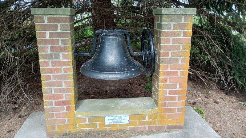 Rushsylvania School Bell Marker. Click for full size. Rushsylvania School Bell Marker image. Click for full size.