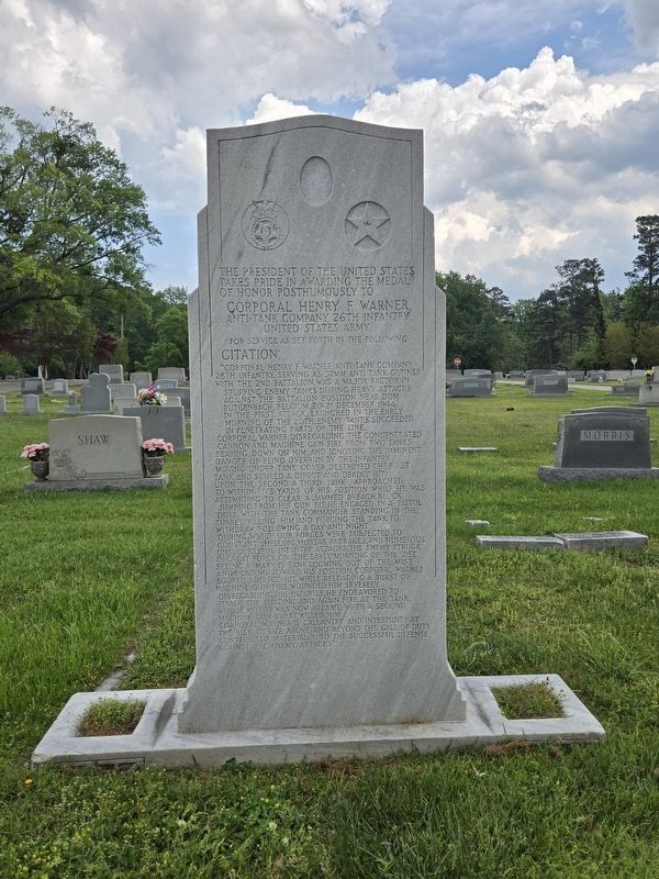 Medal of Honor citation. Click for full size. Medal of Honor citation image. Click for full size.