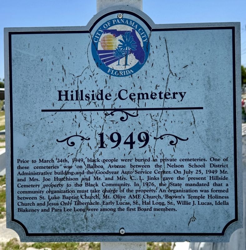 Hillside Cemetery Marker image. Click for full size.