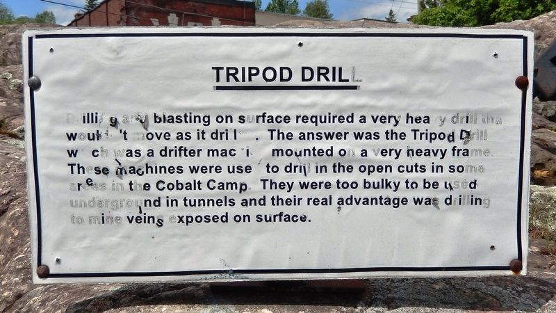 Tripod Drill Marker image. Click for full size.