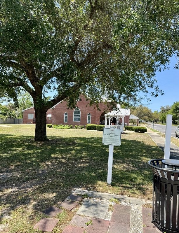 Historic St. Andrews Church Marker image. Click for full size.