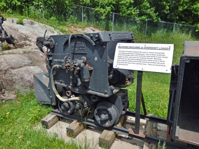 Mucking Machine / Overshot Loader & Marker. Click for full size. Mucking Machine / Overshot Loader & Marker image. Click for full size.