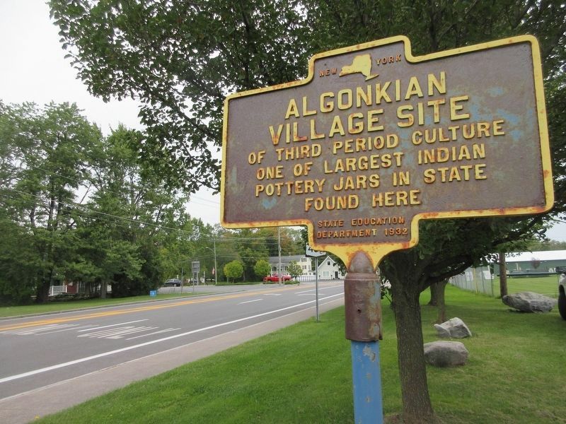 Algonkian Village Site wider view in Auburn image. Click for full size.