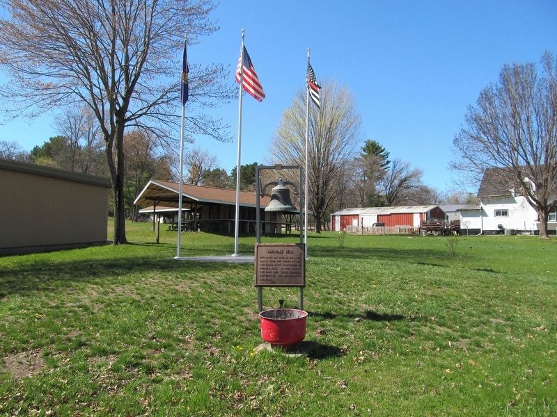 Saxeville Bell Marker image. Click for full size.