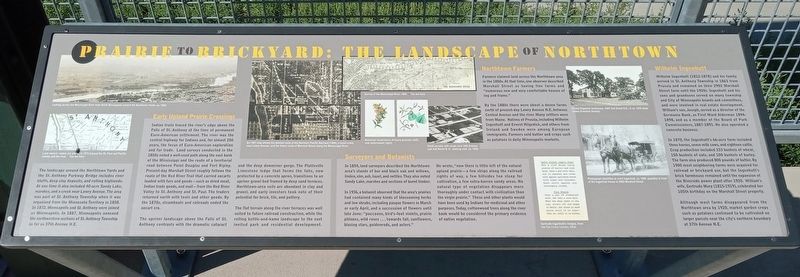 Prairie to Brickyard: The Landscape of Northtown Marker image. Click for full size.