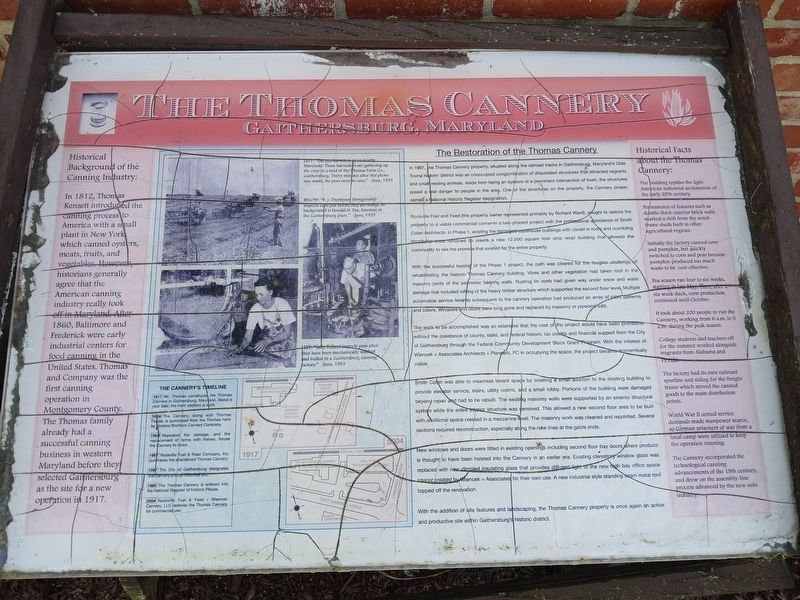 The Thomas Cannery Marker. Click for full size. The Thomas Cannery Marker image. Click for full size.