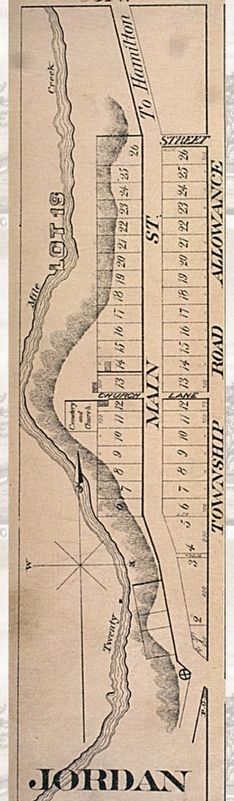 Jordan Village, 1878. Click for full size. Jordan Village, 1878 image. Click for full size.