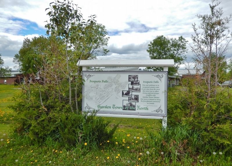 Iroquois Falls Marker. Click for full size. Iroquois Falls Marker image. Click for full size.