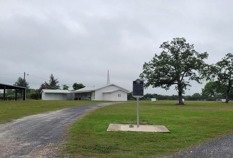The Willowhole Church and Cemetery Marker. Click for full size. The Willowhole Church and Cemetery Marker image. Click for full size.