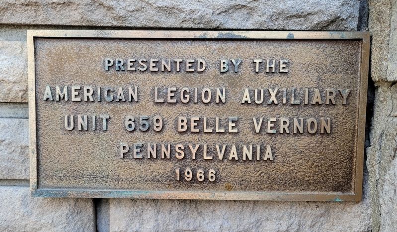 Plaque on the Memorial image. Click for full size.