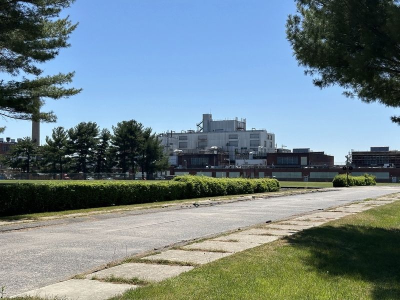 World's First Nylon Plant seen from the road image. Click for full size.