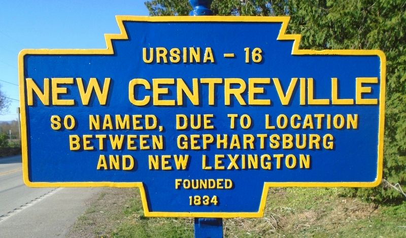 New Centreville Marker image. Click for full size.