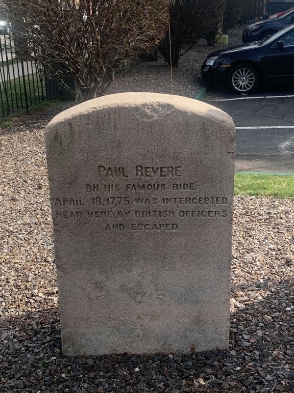 Paul Revere Marker. Click for full size. Paul Revere Marker image. Click for full size.