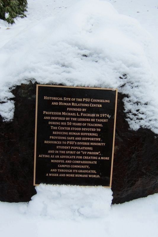 PSU Counseling and Human Relations Center Site Marker image. Click for full size.