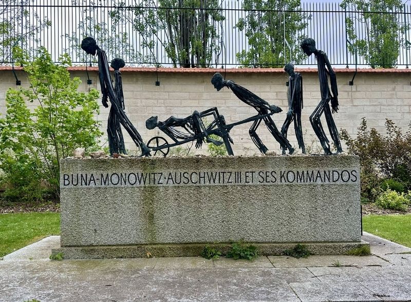 Auschwitz III Concentration Camp Memorial - closeup. Click for full size. Auschwitz III Concentration Camp Memorial - closeup image. Click for full size.
