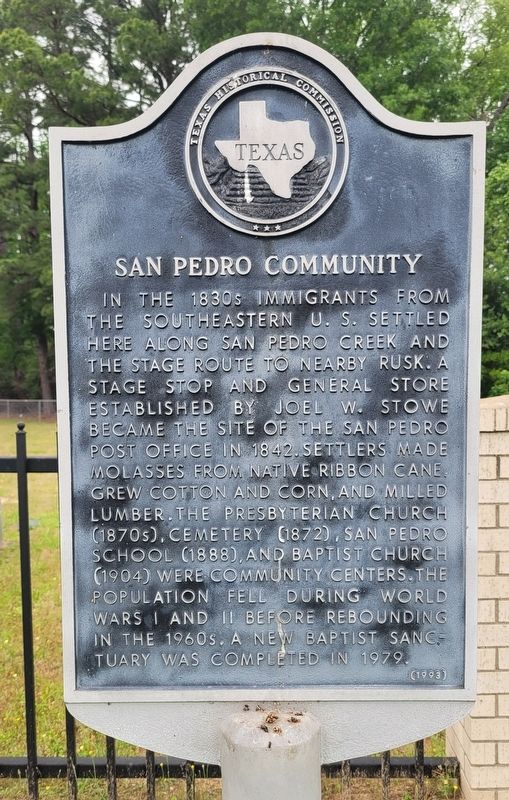 San Pedro Community Marker image. Click for full size.
