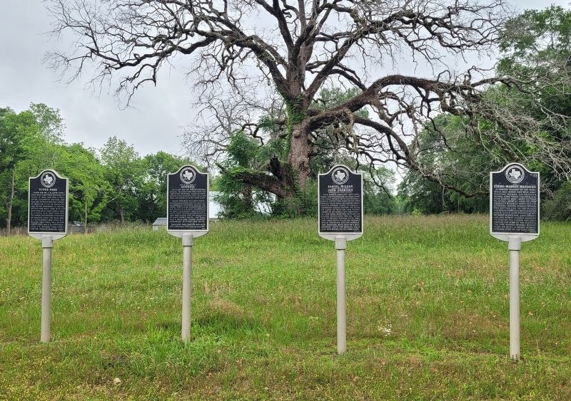 The Edens-Madden Massacre Marker is the first marker on the right side. image. Click for full size.