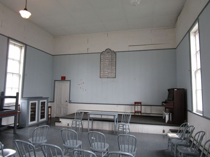 G.A.R. Memorial Hall Stage image. Click for full size.