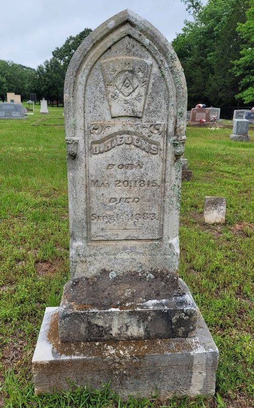 Darius H. Edens Gravestone. Click for full size. Darius H. Edens Gravestone image. Click for full size.