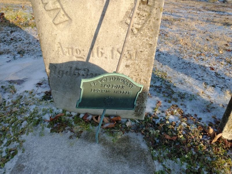 Ludwig Sheely Marker. Click for full size. Ludwig Sheely Marker image. Click for full size.