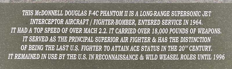 F-4C Phantom II Marker image. Click for full size.