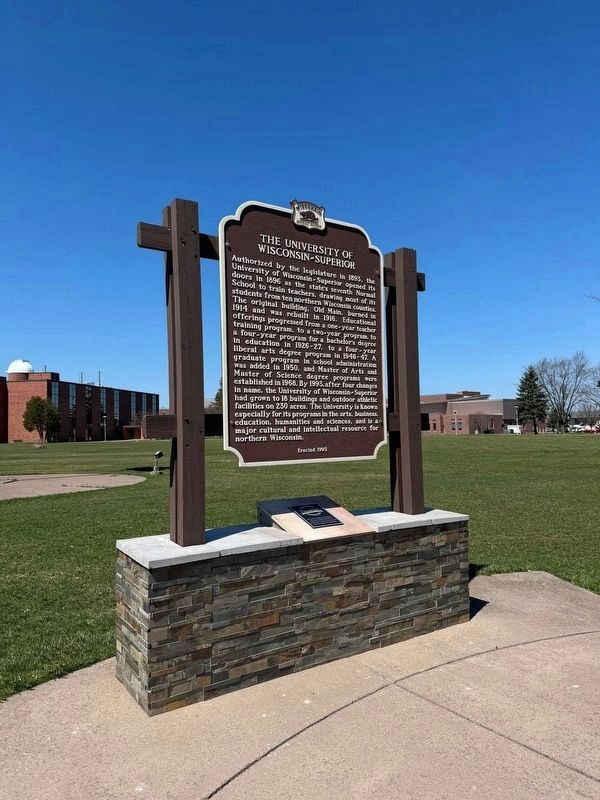 The University of Wisconsin-Superior Marker image. Click for full size.