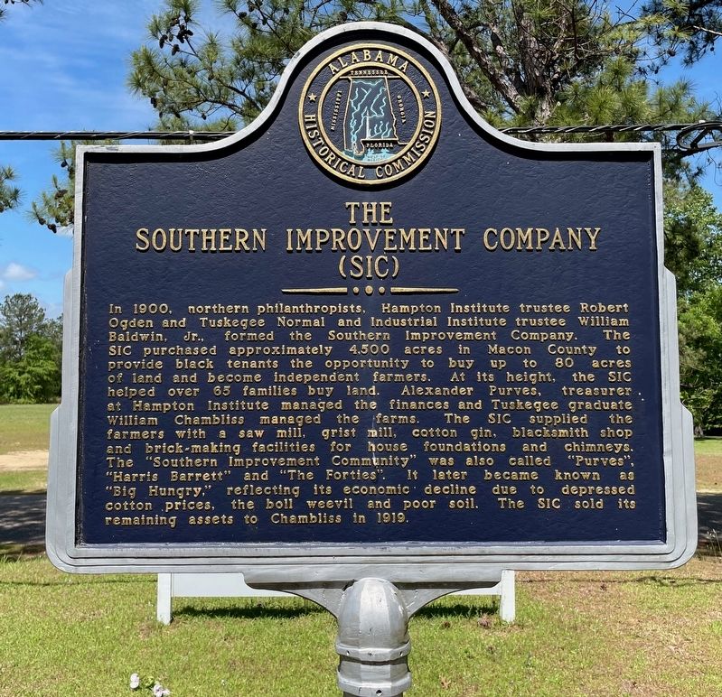 The Southern Improvement Company (SIC) Marker image. Click for full size.