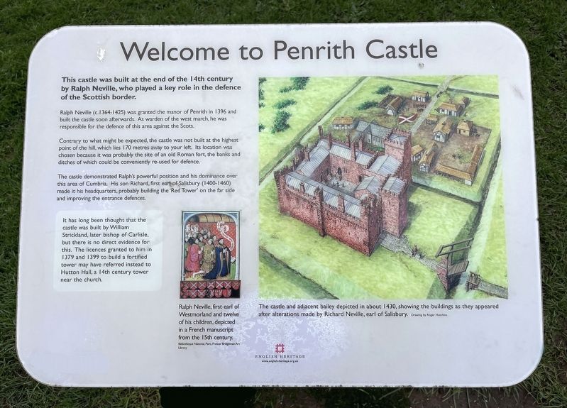 Welcome to Penrith Castle Marker image. Click for full size.