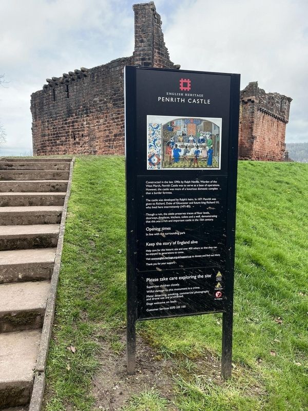 Penrith Castle Marker image, Touch for more information