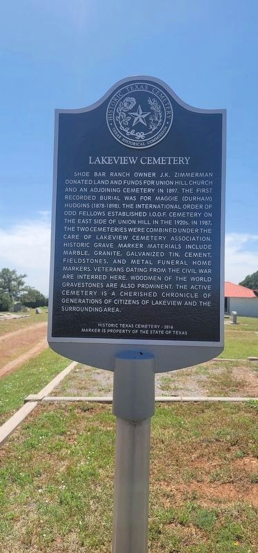 Lakeview Cemetery Marker image. Click for full size.