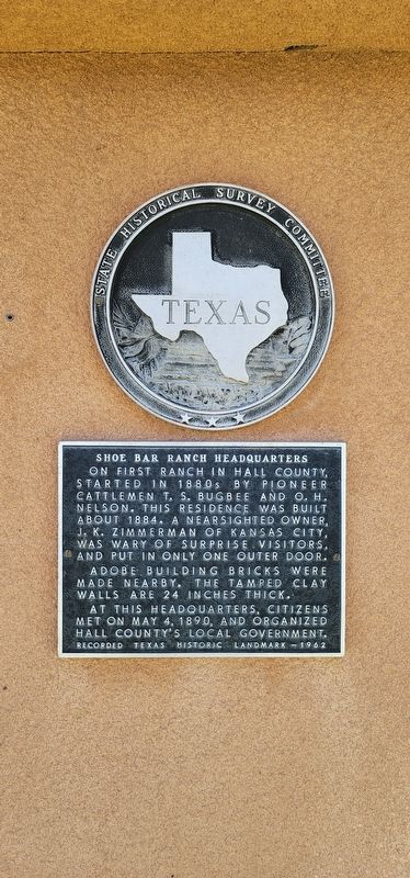 Shoe Bar Ranch Headquarters Marker image. Click for full size.