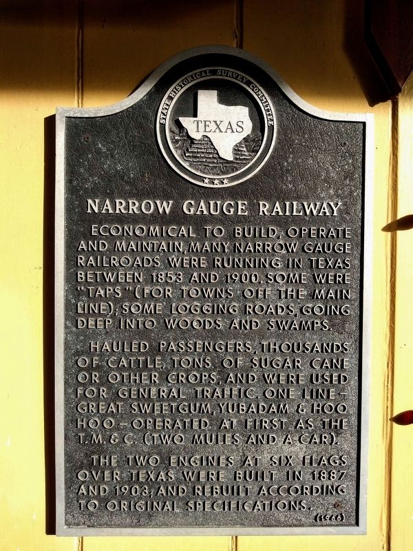 Narrow Gauge Railway Marker image. Click for full size.