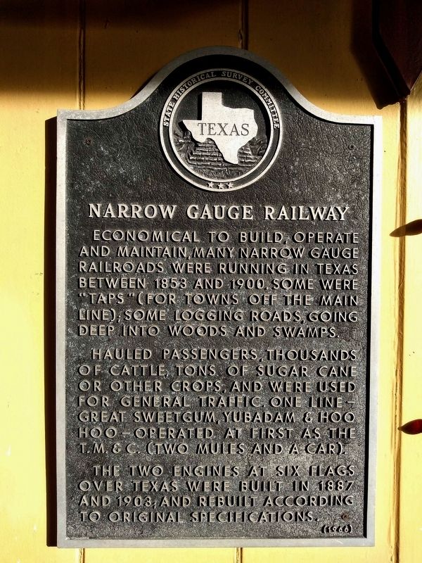 Narrow Gauge Railway Marker. Click for full size. Narrow Gauge Railway Marker image. Click for full size.