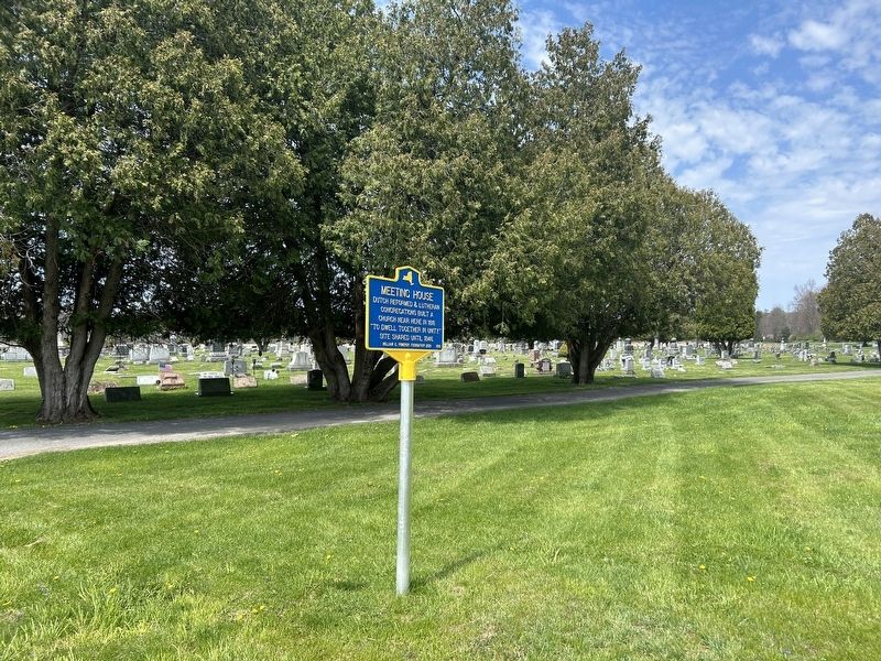 Meeting House Marker. Click for full size. Meeting House Marker image. Click for full size.