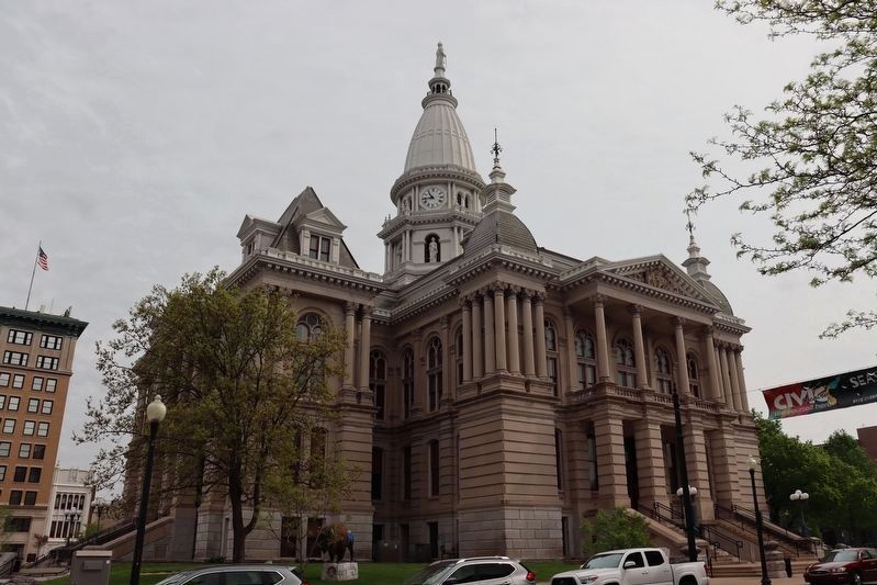 Tippecanoe County courthouse. Click for full size. Tippecanoe County courthouse image. Click for full size.