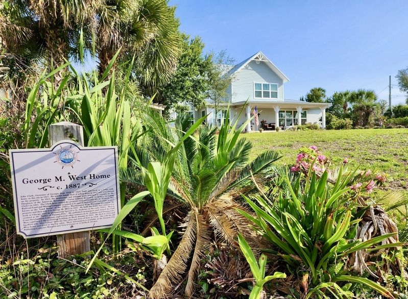 George M. West Home Marker image. Click for full size.
