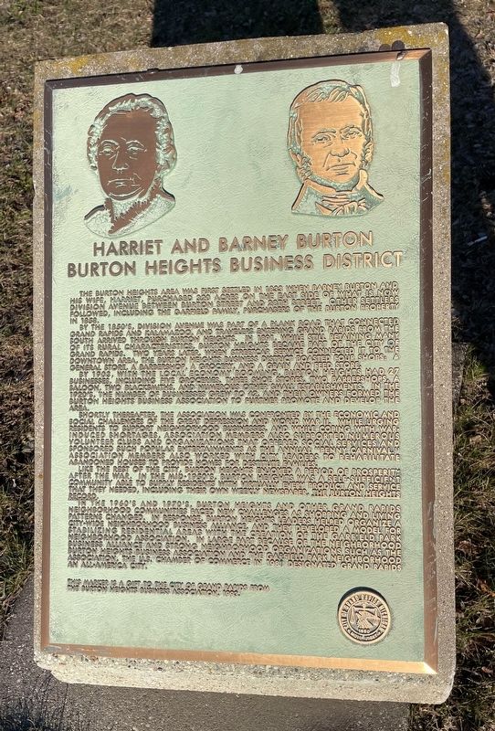 Harriet and Barney Burton Marker image. Click for full size.