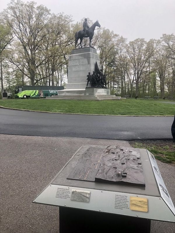 The marker with the Virginia Memorial in the background. Click for full size. The marker with the Virginia Memorial in the background image. Click for full size.