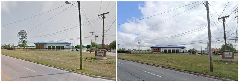 View of missing marker location in Jun 2014 (left) and Jul 2023 (right). image. Click for full size.
