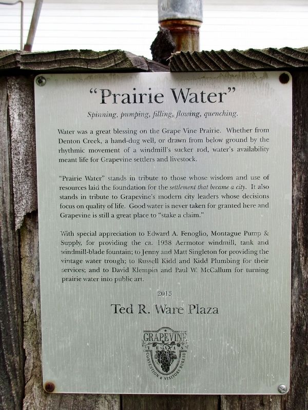 Prairie Water Marker image. Click for full size.