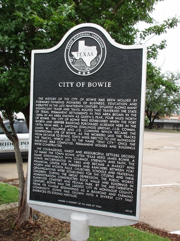 City of Bowie Marker image. Click for full size.